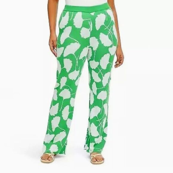 Diane Von Furstenberg X Target Ginkgo Green Sweater Pants NWT - Picture 1 of 5
